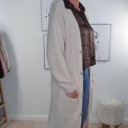 Geknöpfter Strickmantel Zora- One Size