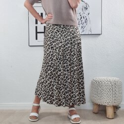 Midi Rock Silky Leo- One Size