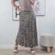 Midi Rock Silky Leo- One Size