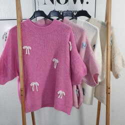 Halbarm Pullover Little Bow- One Size