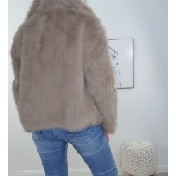 Fake Fur Jacke Donna- One Size