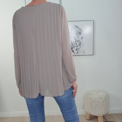 Blusenshirt Plissee- One Size
