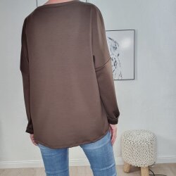 V- Neck Sweatshirt Katia- One Size