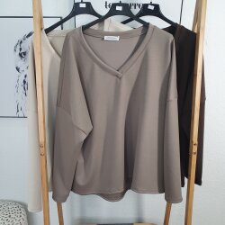 V- Neck Sweatshirt Katia- One Size