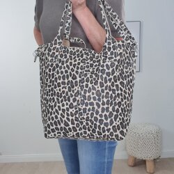 Wildleder Shopper Midi Leo