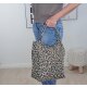 Wildleder Shopper Midi Leo