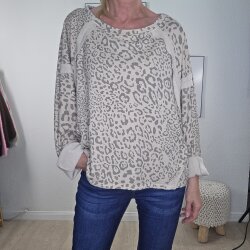 Sweatshirt Raw Cut Leo- One Size