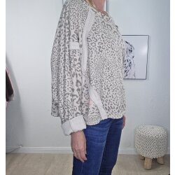 Sweatshirt Raw Cut Leo- One Size