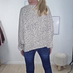 Sweatshirt Raw Cut Leo- One Size