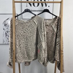 Sweatshirt Raw Cut Leo- One Size
