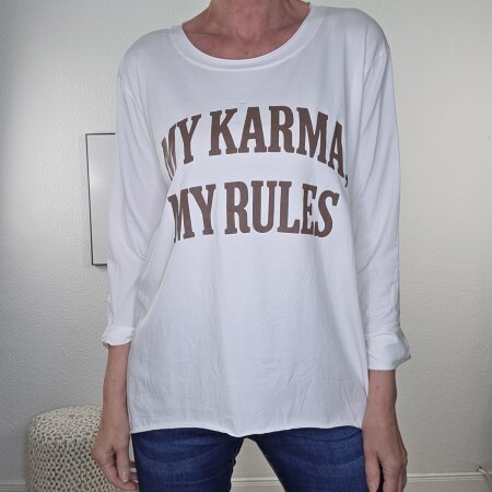Vokuhila Shirt Karma- One Size