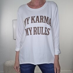 Vokuhila Shirt Karma- One Size