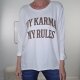 Vokuhila Shirt Karma- One Size