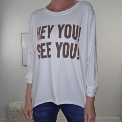 Vokuhila Shirt Hey You- One Size
