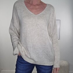 V- Neck Pulli Namaste- One Size
