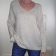 V- Neck Pulli Namaste- One Size