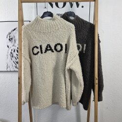Bouclé Pullover Ciao- One Size