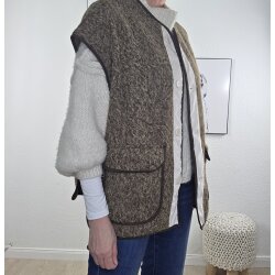 Oversized Filzweste Hippie- One Size