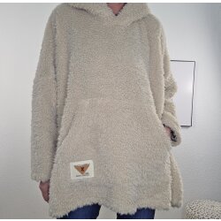 Maxi Teddy HoodieYeti- One Size