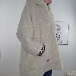 Maxi Teddy HoodieYeti- One Size