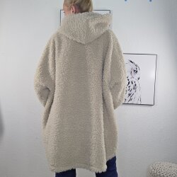 Maxi Teddy HoodieYeti- One Size