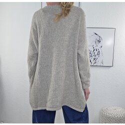 Asymetrischer Pulli Lace 2- One Size