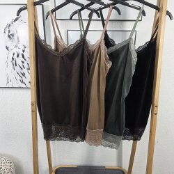 Samt Top Luna- One Size