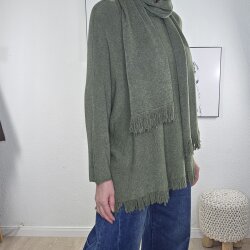 Viskose Strick Pulli Scarf- One Size