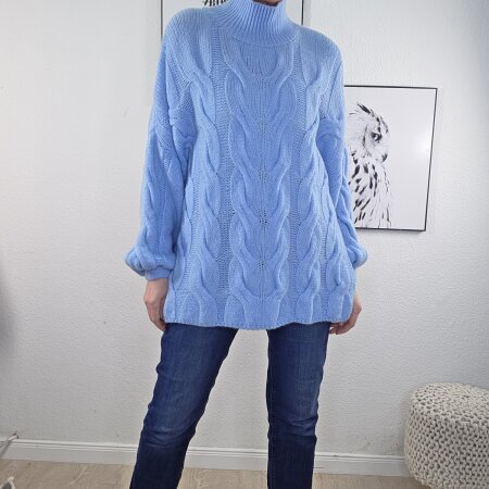 Turtle Neck Pulli Spring Knit- One Size