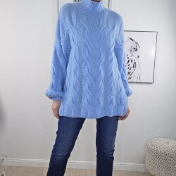 Turtle Neck Pulli Spring Knit- One Size