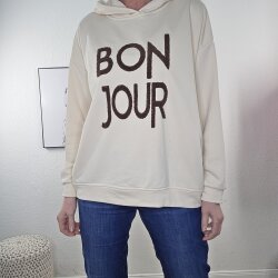 Hoodie Bon Jour- One Size