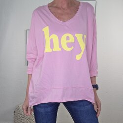 Vokuhila Shirt Hey- One Size