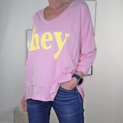 Vokuhila Shirt Hey- One Size