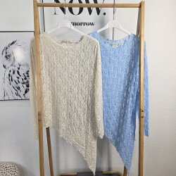 Spitzenshirt Diagonally- One Size