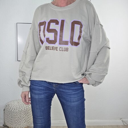 Raw Cut Sweater Oslo- One Size