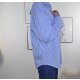 Hemd Bluse Stripe Plus- One Size