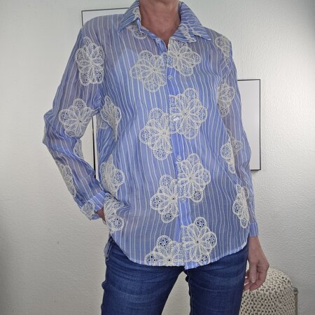 Bluse Lacestripe- One Size