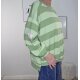 Sweatshirt mit Blockstreifen- One Size