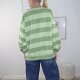 Sweatshirt mit Blockstreifen- One Size