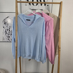 Baumwolle Pulli Polo- One Size