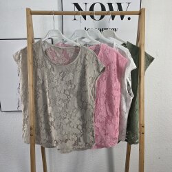 Spitzen Shirt Paris- One Size