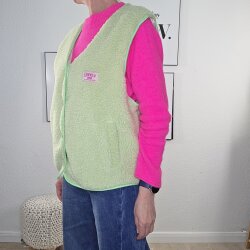 Oversized Teddy Weste Dima- One Size