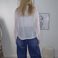 Bluse Flounce- One Size Hellbeige