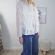 Bluse Flounce- One Size Hellbeige