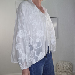 Bluse Evisa- One Size Weiss