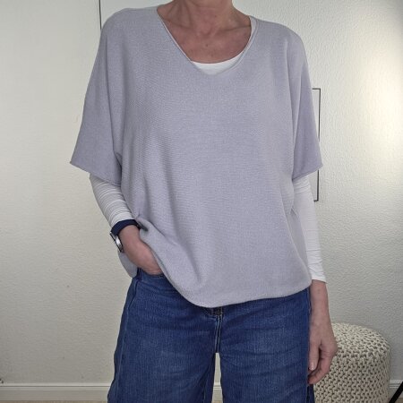 Halbarm Viskose Pulli Alice- One Size