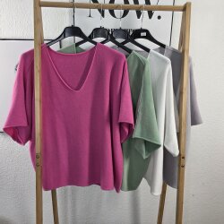 Halbarm Viskose Pulli Alice- One Size