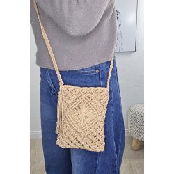 Kleine Häkel Handy Tasche