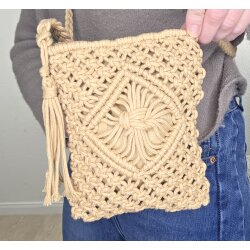 Kleine Häkel Handy Tasche