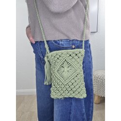 Kleine Häkel Handy Tasche